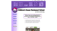 Desktop Screenshot of childrenshouse-montessori.com